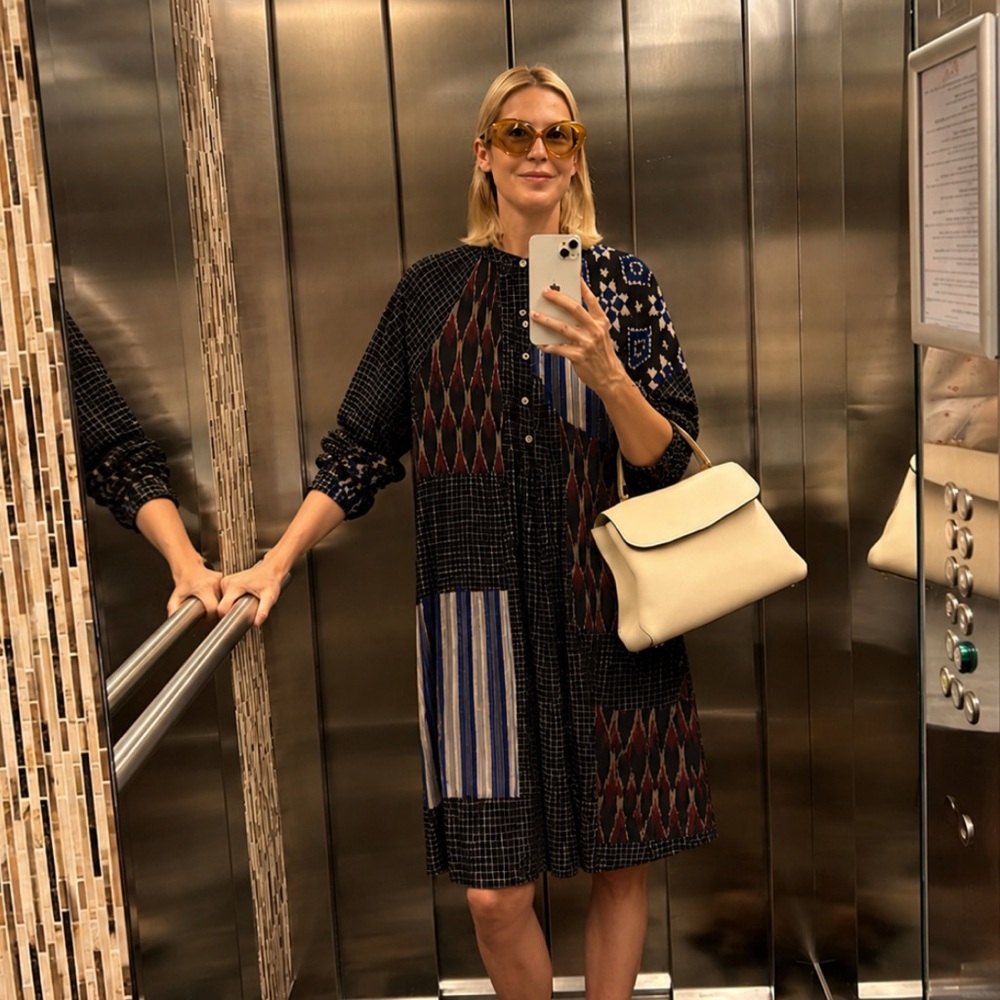 V de Vinster Patchwork Bohemian Dress  M